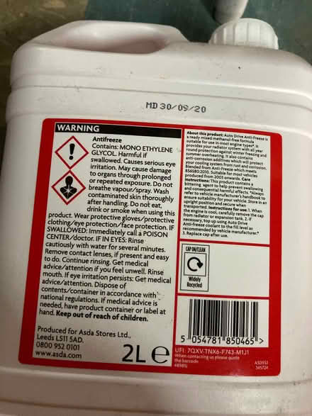 Photo of free Anti freeze (Gosport PO12) #1