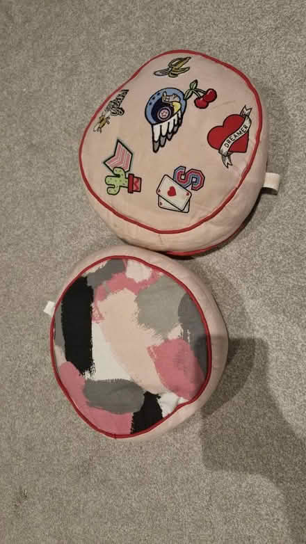 Photo of free 2 round cushions (primark) (KT5) #1
