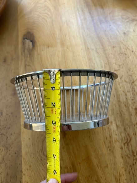 Photo of free Stainless round bread basket (NW Evanston) #4