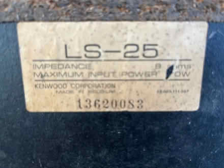 Photo of free Kenwood speakers (Upton TQ1) #2