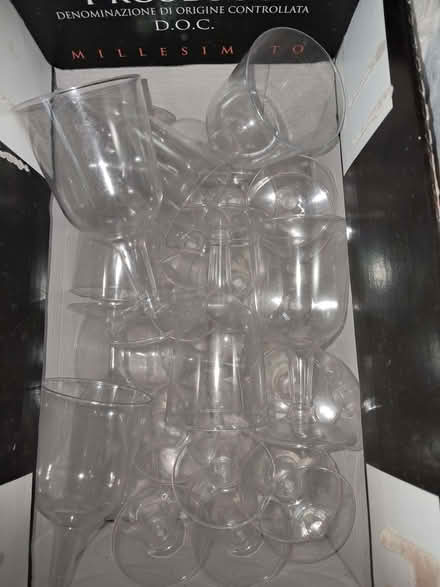 Photo of free Reusable plastic wine glasses (Bowerham LA1) #1