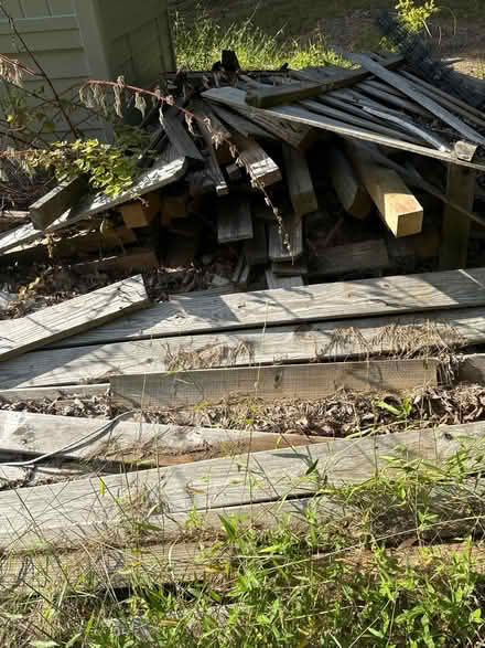 Photo of free Pool deck wood (Lucketts Va) #1
