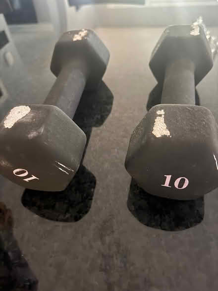 Photo of free 2qty 10lb weights (Chevy Chase, DC) #1