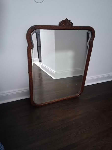 Photo of free Wood frame Mirror (Lefferts Gardens) #1