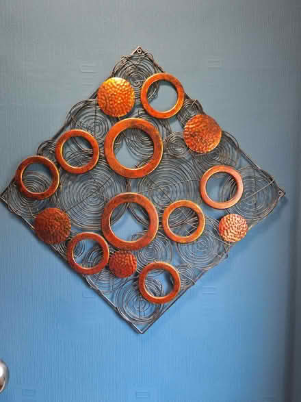 Photo of free Metal Wall Sculpture 58CM square (Holywell NE25) #2