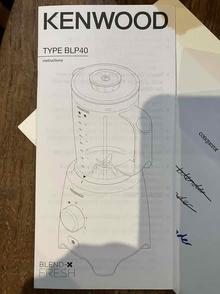 Photo of free Kenwood blender - base only (Goffs Oak EN7) #1