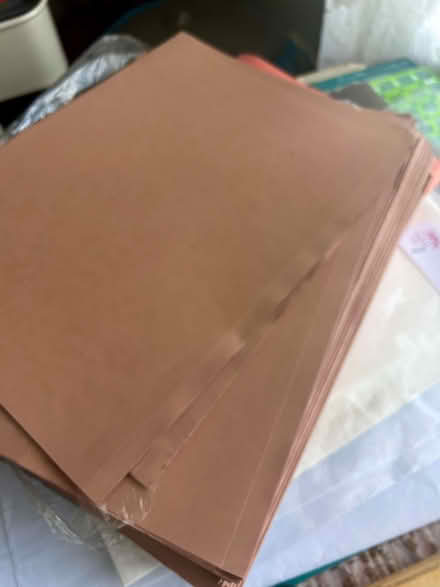 Photo of free A stack of brown thick paper folders that open like a book (Surbiton KT1) #1