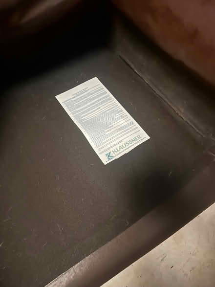 Photo of free Two seater chocolate sofa (Camelford PL32) #3