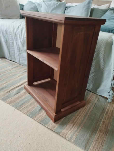 Photo of free Small deep bookcase, dark wood (Thorpe Bay SS1) #2