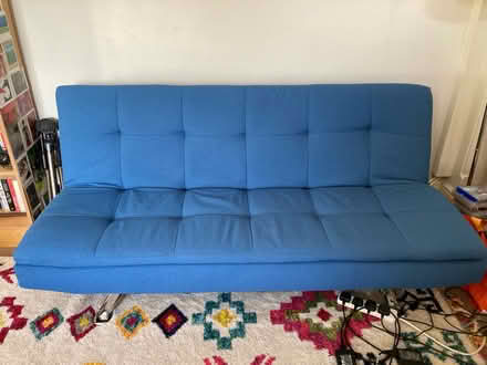 Photo of free Blue click-clack futon (E4) #1