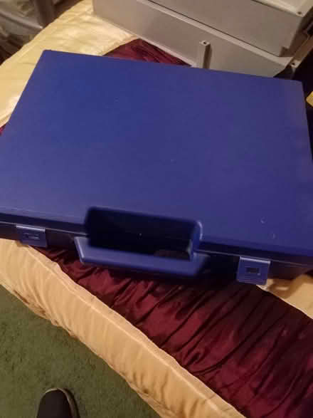 Photo of free Plastic briefcase with closures (Tonbridge) #1
