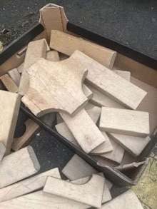 Photo of free Large wooden building play blocks (Kirkdale) #2
