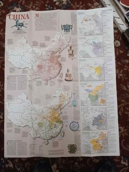 Photo of free Map with historical history of China (Blakenall WS3) #2