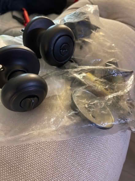 Photo of free Door knob and deadbolt no keys (Bowie) #1