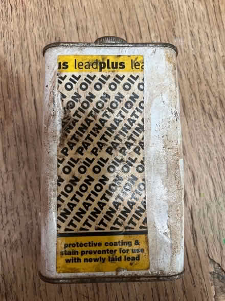 Photo of free Lead patination oil (Hertford SG14) #1