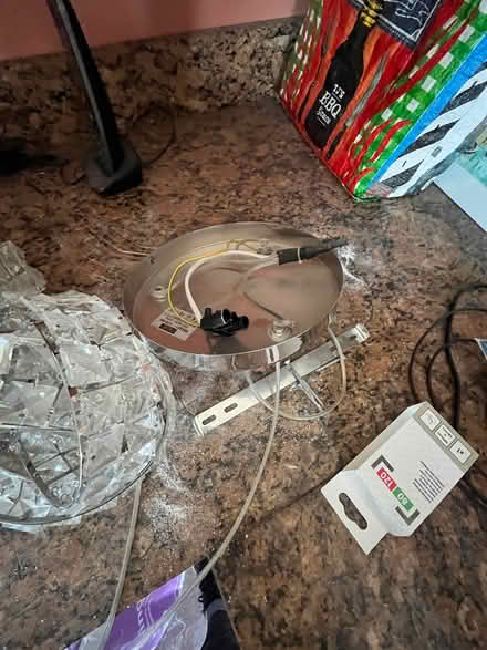Photo of free Three-pendant ceiling light (Whixley HG5) #2