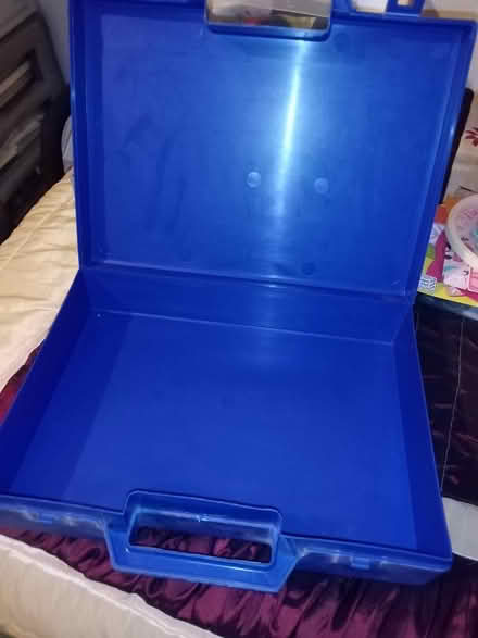 Photo of free Plastic briefcase with closures (Tonbridge) #2
