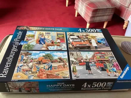 Photo of free 4 /500 piece puzzles (Fords Farm RG30) #1