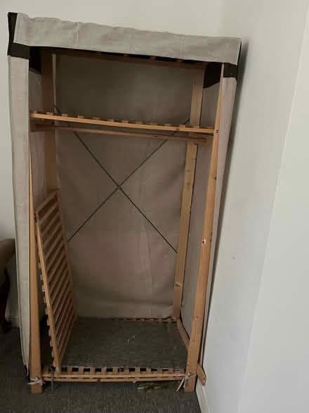 Photo of free Tall wooden/fabric wardrobe (Coventry CV4) #3