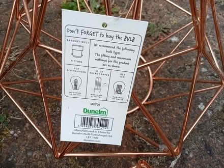 Photo of free Pair of Copper Pendant lamp shades (Bridge of Don) #3