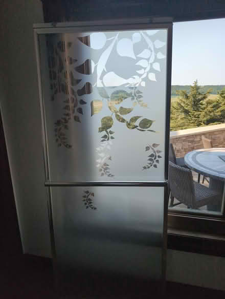 Photo of free Chrome sliding shower door (Lodi, WI) #1