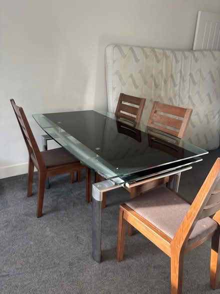 Photo of free Glass table w 4 chairs (Kidlington OX5) #2