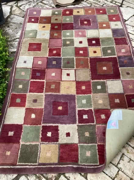 Photo of free 5 x 8 “ wool rug from Pottery Barn (Grand Ave) #1