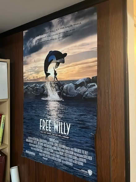 Photo of free Movie Poster Free Willy 1993 (Gaithersburg 20878) #1