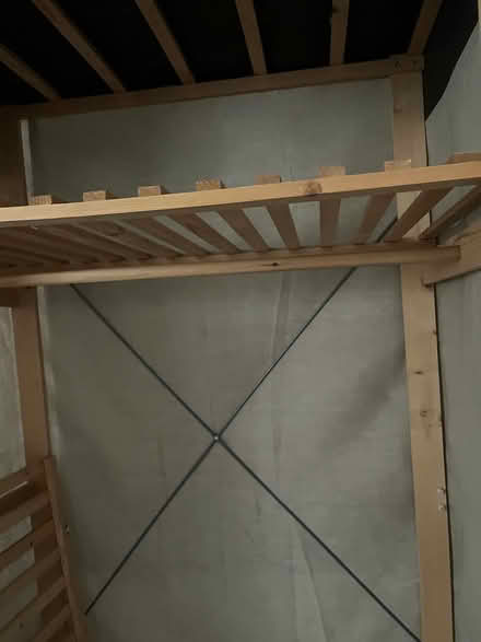 Photo of free Tall wooden/fabric wardrobe (Coventry CV4) #2
