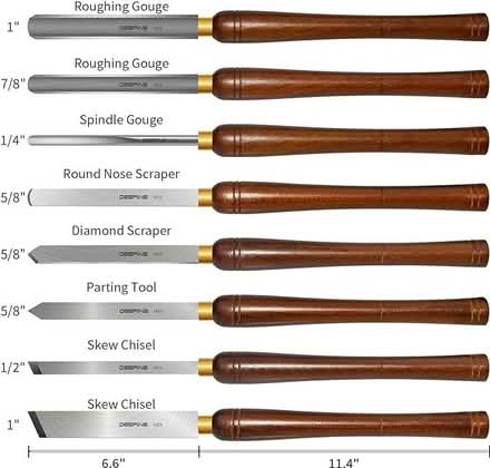 Photo of Chisels for a wood lathe (Drefach SA15) #1