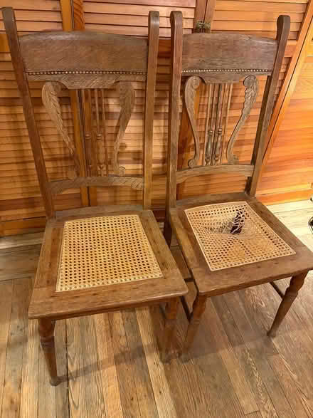 Photo of free Two wood chairs (Midtown West) #1