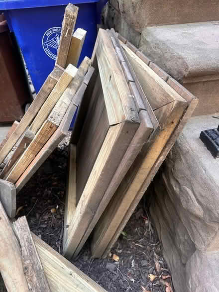 Photo of free reclaimed teak wood (Park Slope) #2