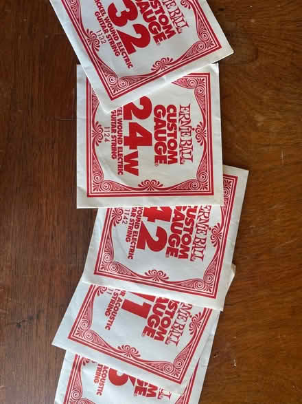 Photo of free Electric Ernie Ball Guitar strings (West end G4) #1
