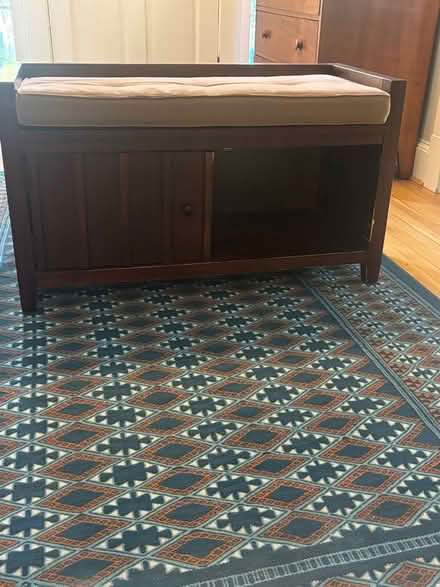 Photo of free Entryway bench with storage (Chevy Chase DC) #1