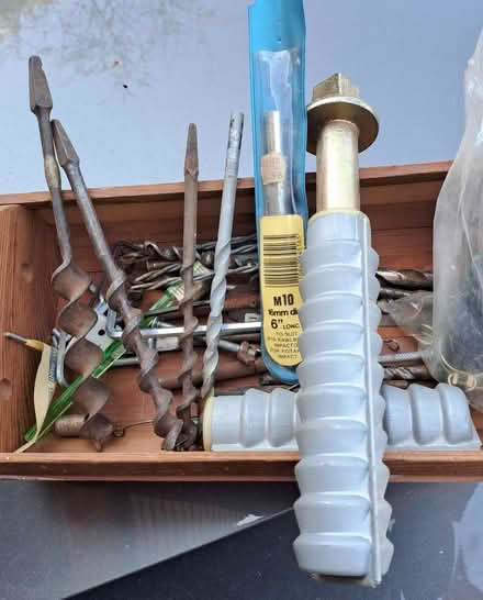 Photo of free Larger diameter drill bits, assorted alan keys and more (Little Chalfont HP6) #1