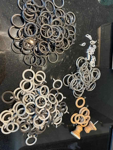 Photo of free Curtain rings and accessories (Duffield DE56) #1