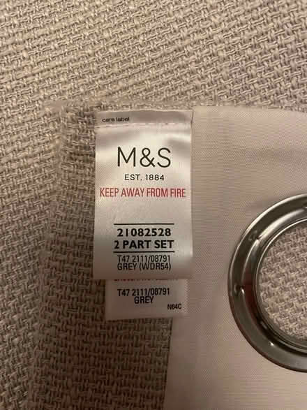 Photo of free Pair curtains light grey (Horsforth LS18) #4