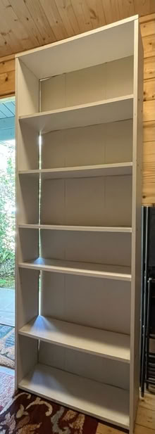 Photo of free White melamine bookcase (Pebsham TN40) #1