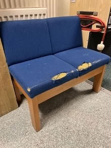 Photo of free Small child sized sofa (Kirkdale) #1