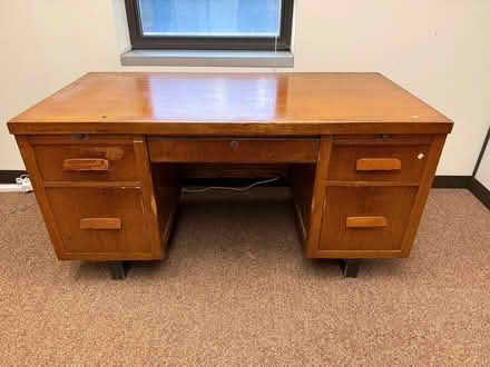 Photo of free Wooden desk (Near Slack and Merivale) #1