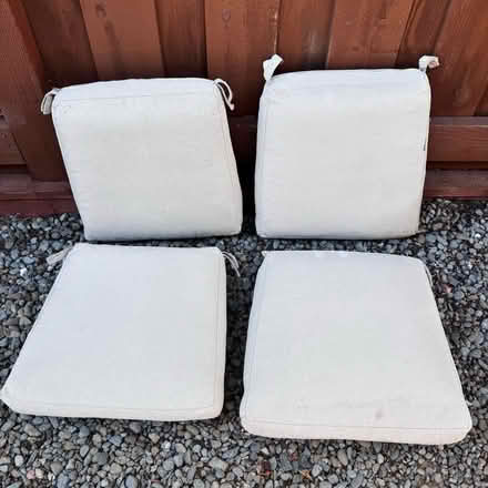 Photo of free 4 Outdoor Dining Chair Cushions (Saratoga) #1
