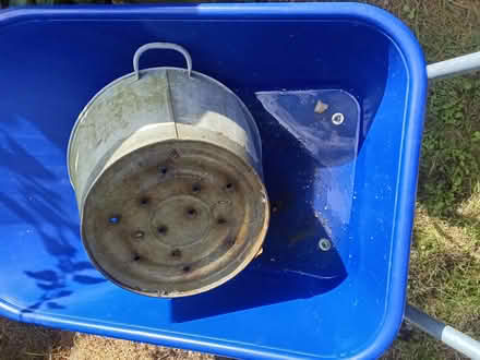 Photo of free Metal planter (Wansford) #2