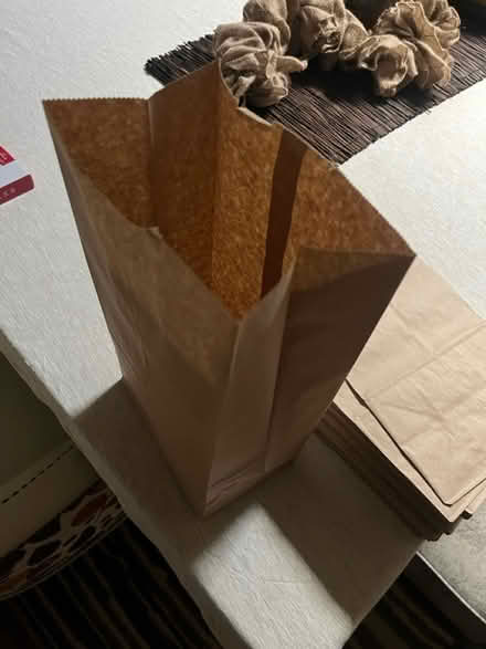 Photo of free 110 new, brown paper bags (Redwood City) #1