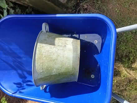 Photo of free Metal planter (Wansford) #1