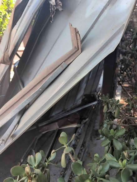Photo of free Old Metal Garden Shed Scrap Metal (Valley Glen) #4