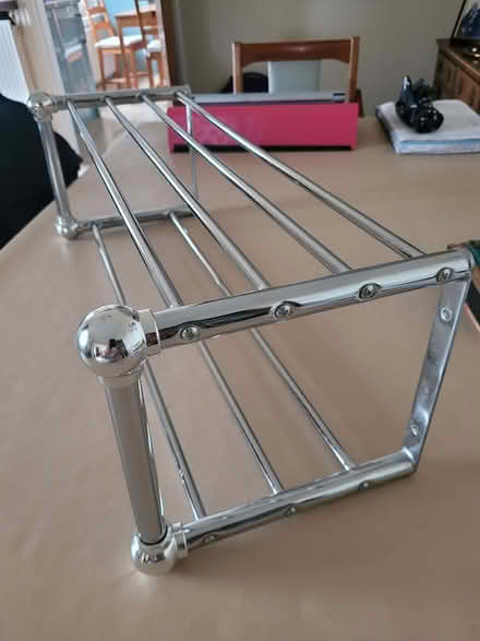 Photo of free Polished Chrome Cube Towel Rack (Penrith CA11) #1
