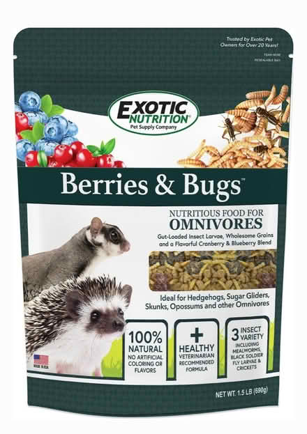 Photo of free Hedgehog/Sugar glider pet food (West Ashley) #1