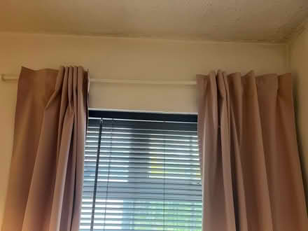 Photo of free Black out curtains and rod (Watford WD24) #1