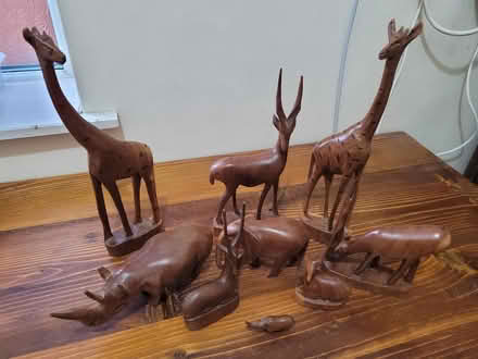 Photo of free Wooden animals x 9 (Shenley Fields B29) #1