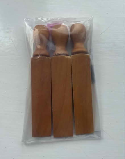 Photo of free 3 Wooden Door Stop Wedges (Starbeck HG1) #1